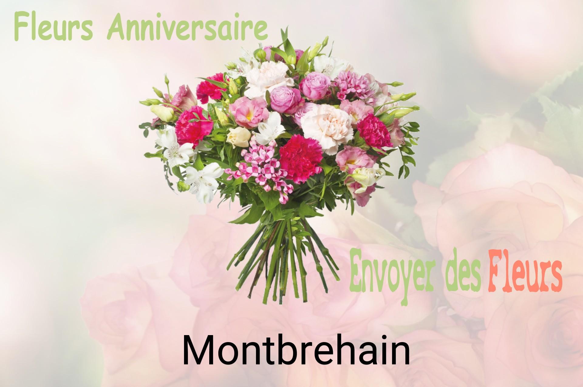 Bouquet de fleurs d’anniversaire livré à Montbrehain