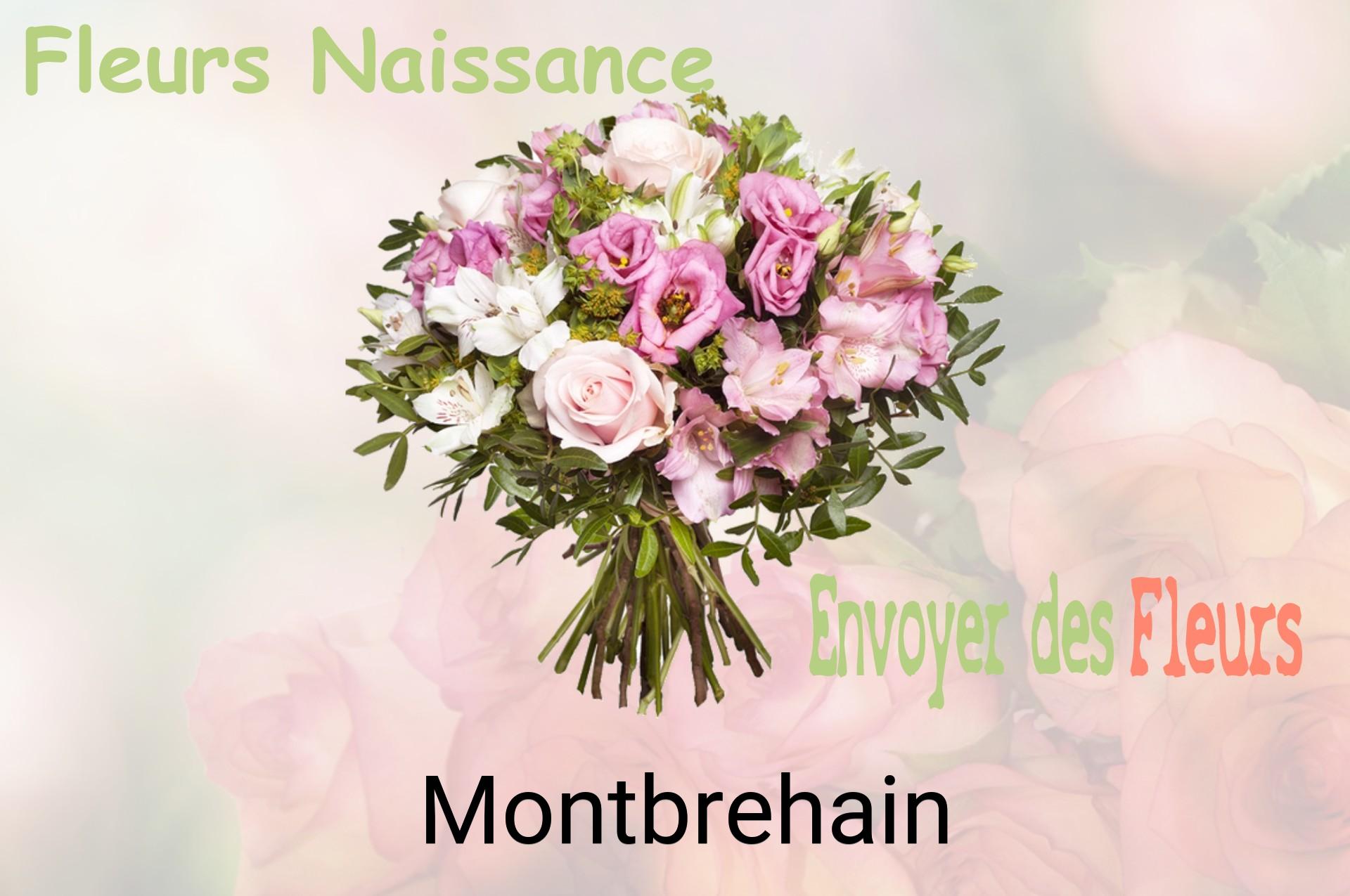 Bouquet de fleurs de naissance livré à Montbrehain
