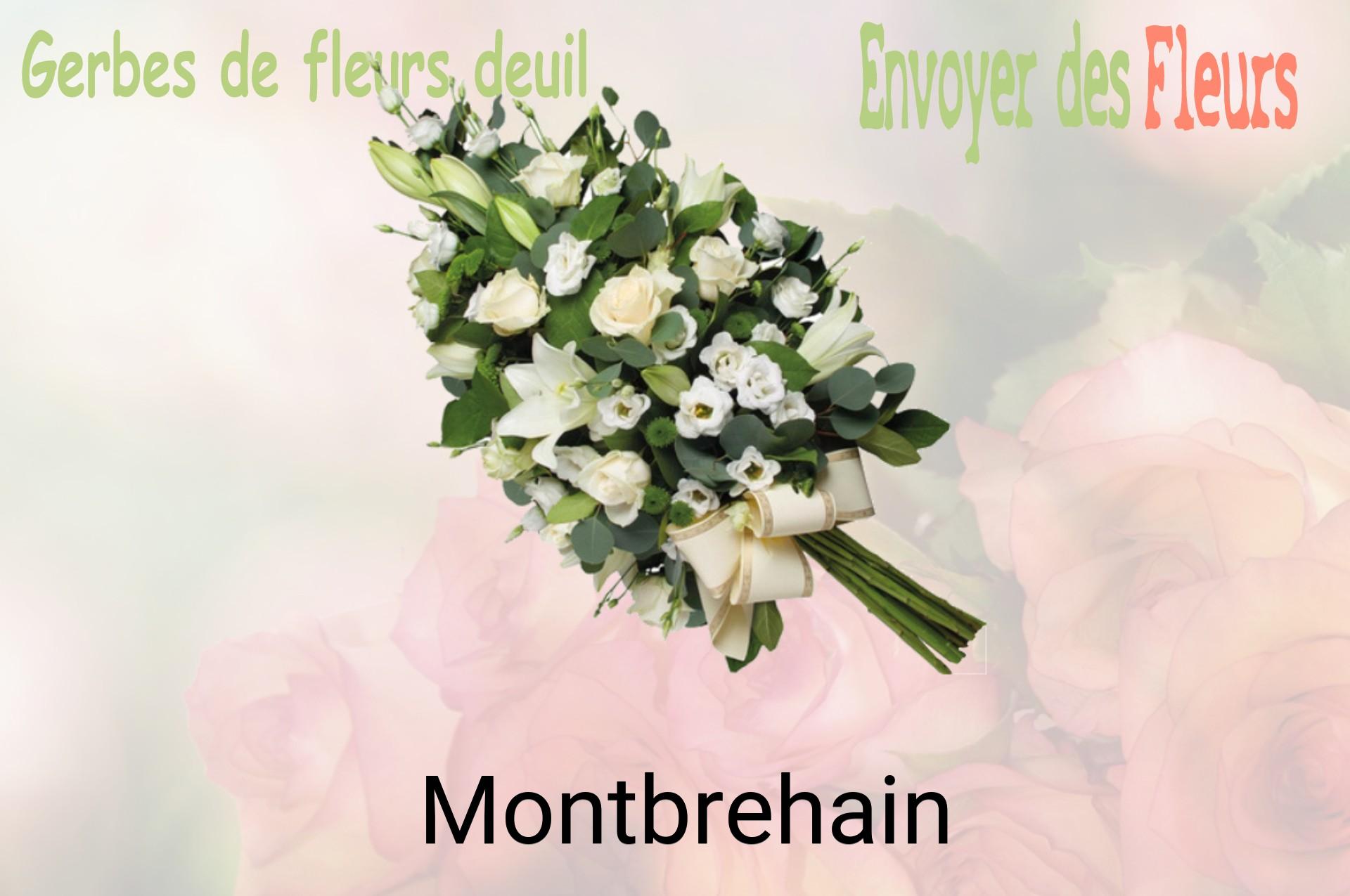 Gerbe de fleurs de deuil livrée à Montbrehain